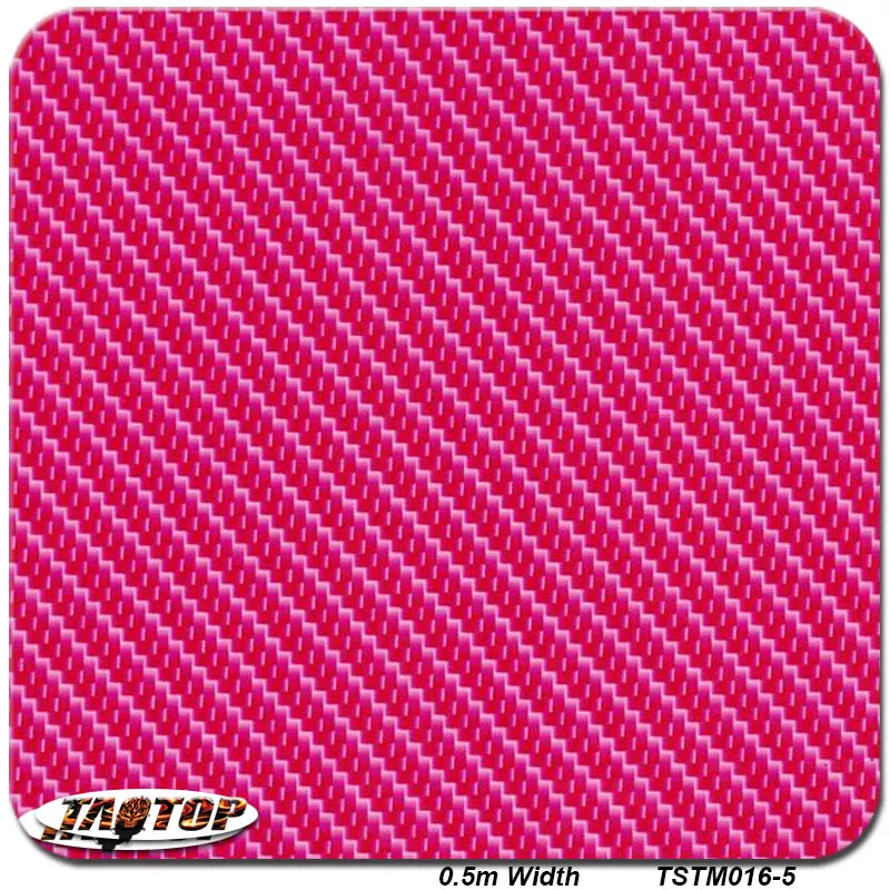 

Hydrographics Film TAOTOP TSTM016-5 0.5M * 100M HOT Red Carbon Fiber Water Transfer Printing Film