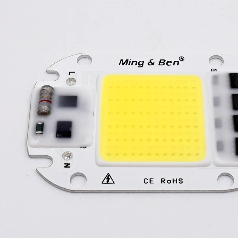 5 шт. светодиодный COB бисер Smart IC не нужен драйвер 50 Вт 30 Вт 20 Вт AC 220 В 110 В вход Высокий люмен светодиодный чип для DIY светодиодный прожектор
