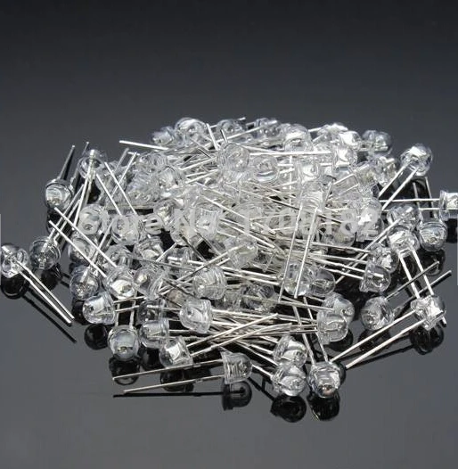 100Pcs Green Straw F5 5MM Led Diode | Лампы и освещение