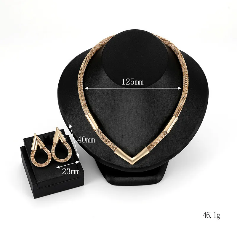 Европейской и американской моды простые серьги цепи Цепочки ожерелья