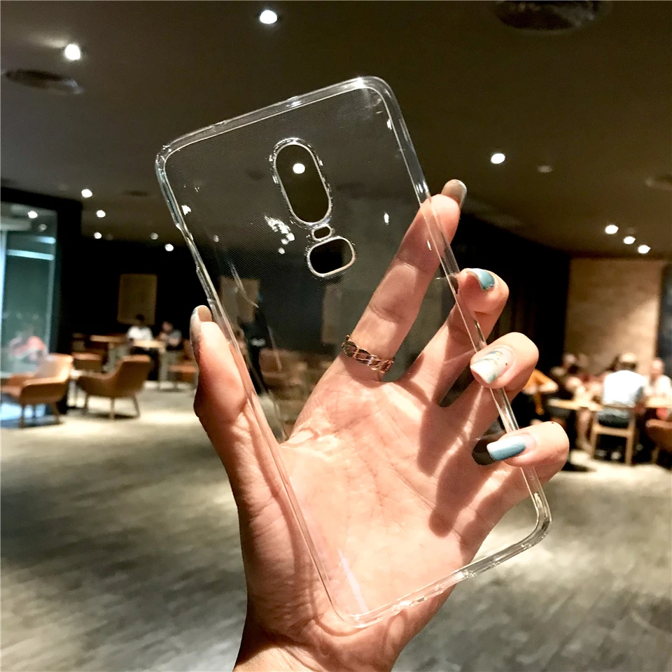 Slim Transparent Case For OnePlus 6 5T 5 Cover Silicone TPU Soft Phone Cases Sony Xperia X XA XA1 XA2 XP Ultra XZ XR XC XZ1 XZ2 |