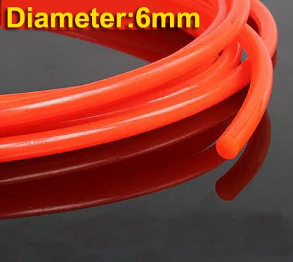10 м/лот Диаметр: 6 мм красная гладкая промышленная круглая ленточная конвейерная