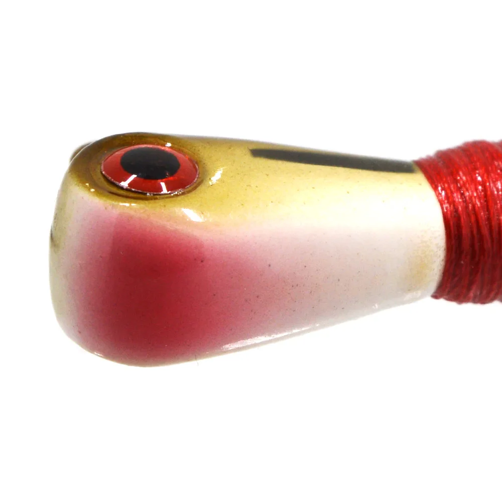 1OZ 3D глаза Bucktail джиг 5 видов цветов Big game морская Мормышка приманка со свинцовым