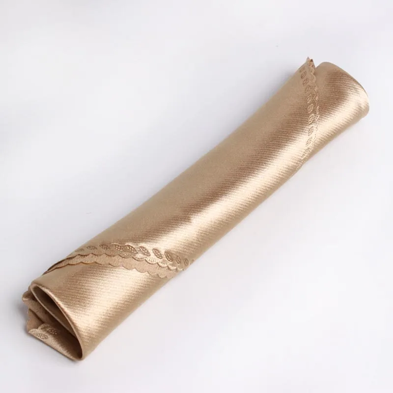 5 шт. модные ресторанные гостиничные однотонные чайные салфетки атласные