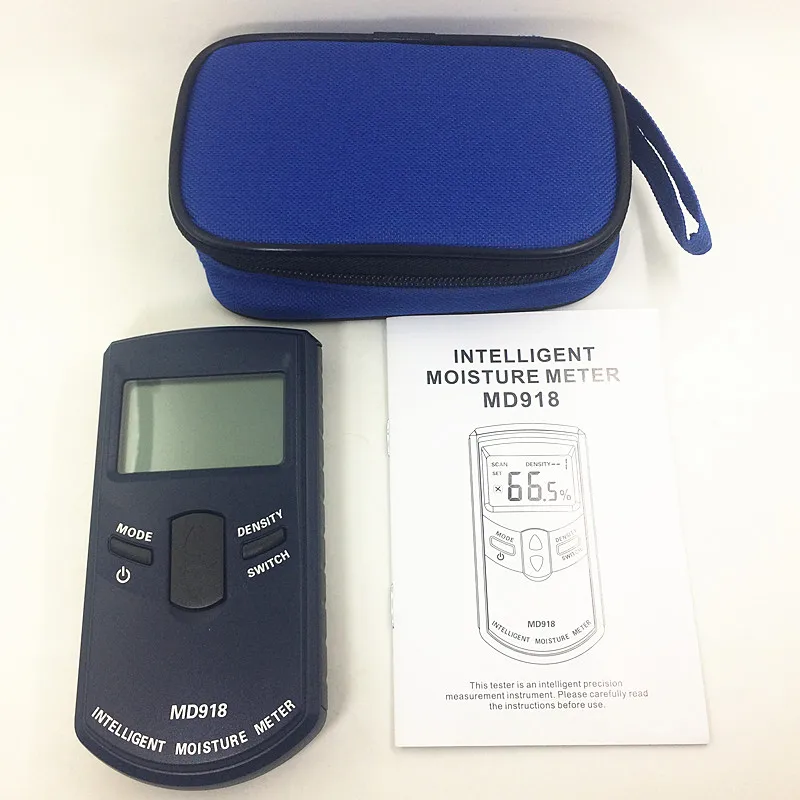 

Digital wood moisture meter wood Humidity Meter Damp Detector Tester Paper moisture meter wall moisture analyzer MD918 4~80%