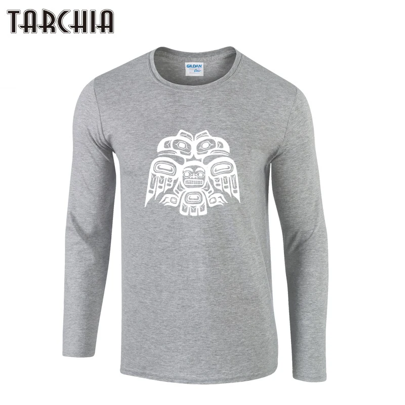 Лидер продаж 2022 новая модная брендовая футболка TARCHIA с круглым вырезом и длинными