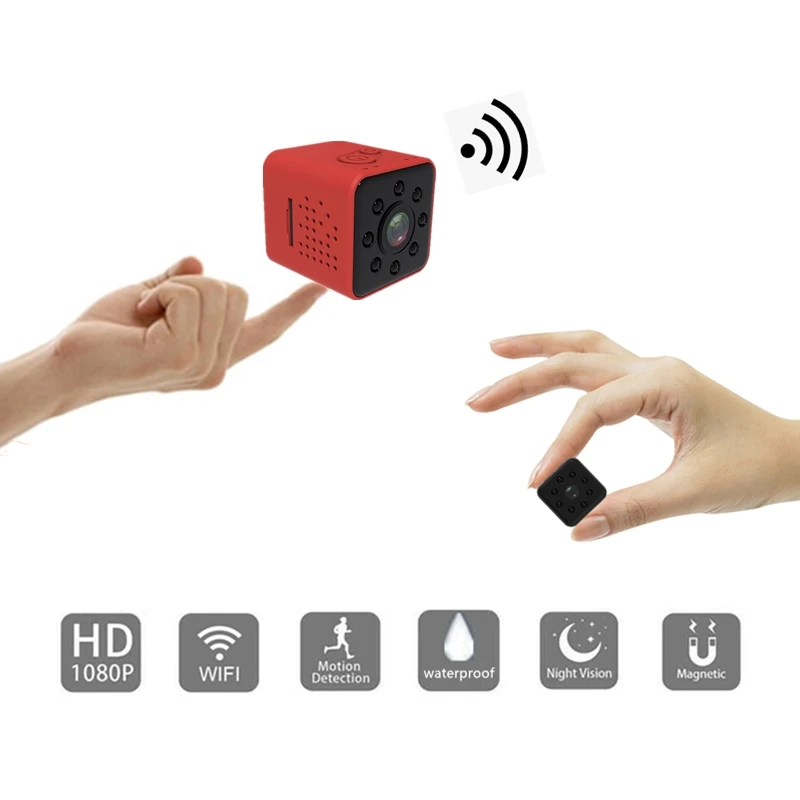 Оригинальная мини камера SQ23 Wi Fi Full HD 1080 P Спортивная видеокамера 155 ночное видение