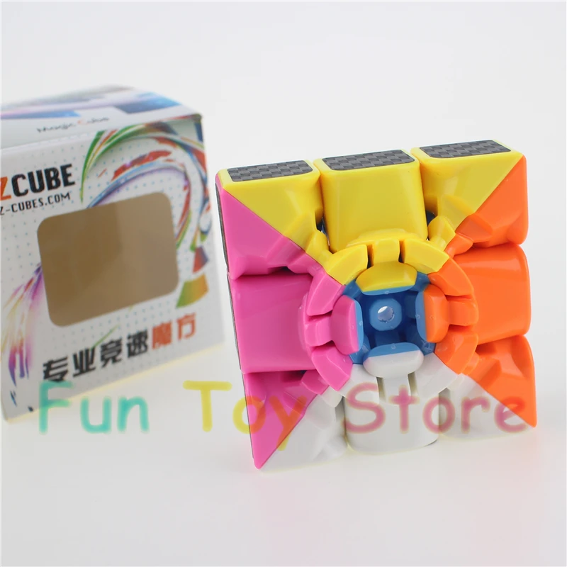3x3x3 Zcube наклейка из углеродного волокна волшебный куб головоломка кубики скорость Cubo квадратная головоломка Подарки Развивающие игрушки для детей розовый ZCT11