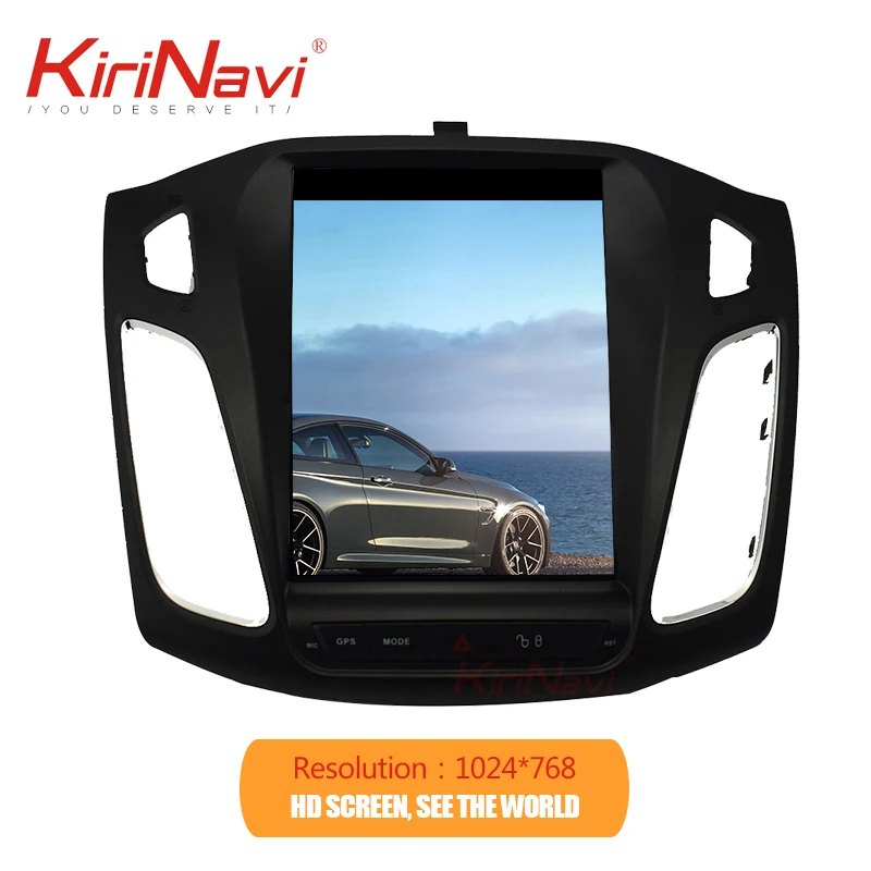 KiriNavi вертикальный экран Android 8,1 10," автомобильный радиоприемник gps для ford focus Автомобильный мультимедийный Dvd навигационный радиоприемник Automotivo 2012