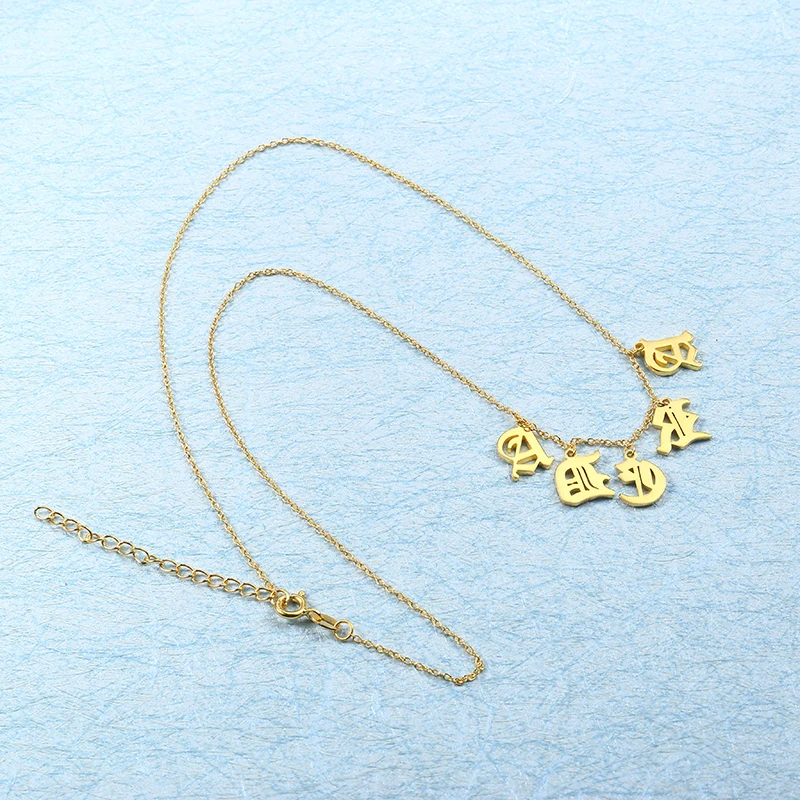 Ожерелье женское из серебра 925 пробы с именем на английском | Украшения и