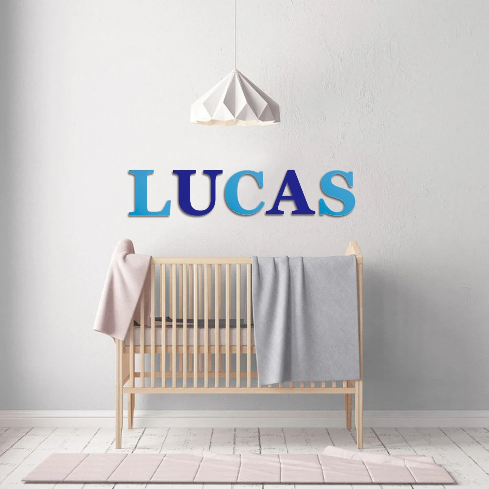 Пользовательское Детское Имя надпись персонализированные детские буквы
