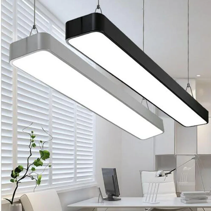 Светодиодная люстра офисное освещение подвесная линия современный