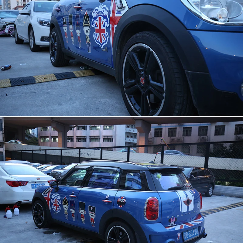 Наклейка на боковую дверь автомобиля в стиле Британский крутой солдат наклейка