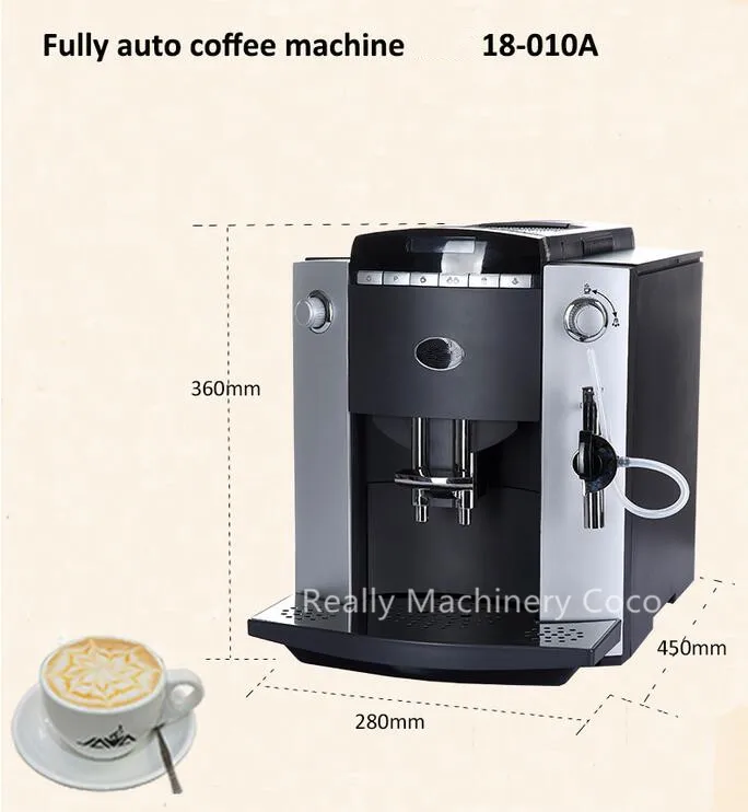 

Automatic Espresso Coffee Machine Maker with Bean Grind and Milk Froth Maker for Office or Small Coffee Shop