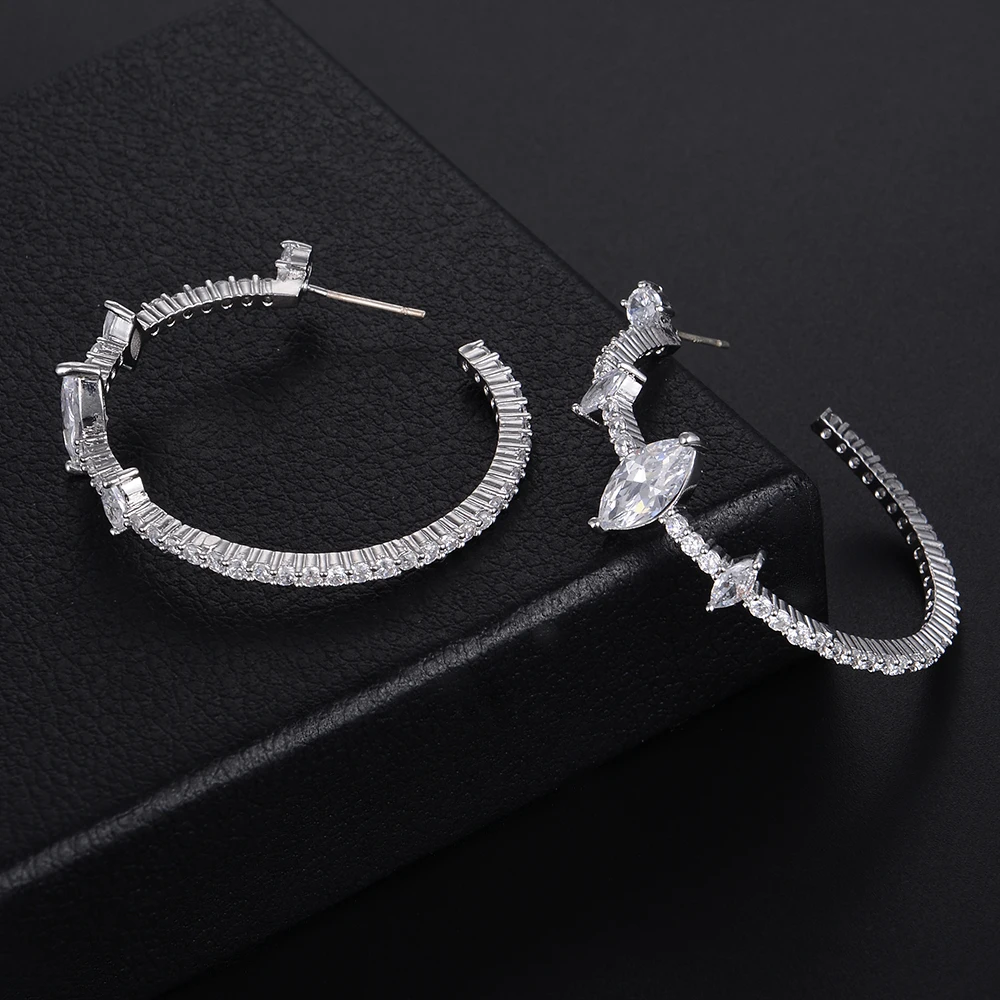 Missvikki Подвески Серебро 925 Оригинальный boucle d'oreille femme крапановая закрепка CZ