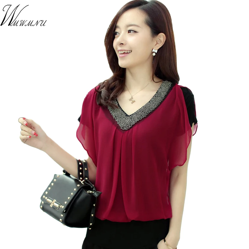 Wmwmnu бренд Лето Высококачественный плотный шифон цвет футболки женские 2017 новое