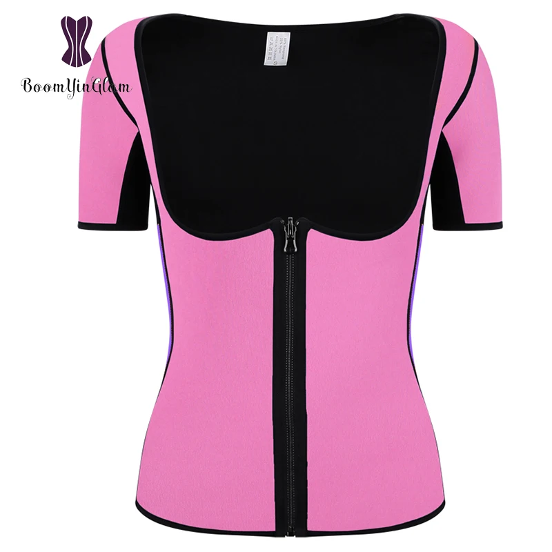 630 # Бесплатная отправка на молнии Термальность жилет неопрен Сауна Body Shaper Майка