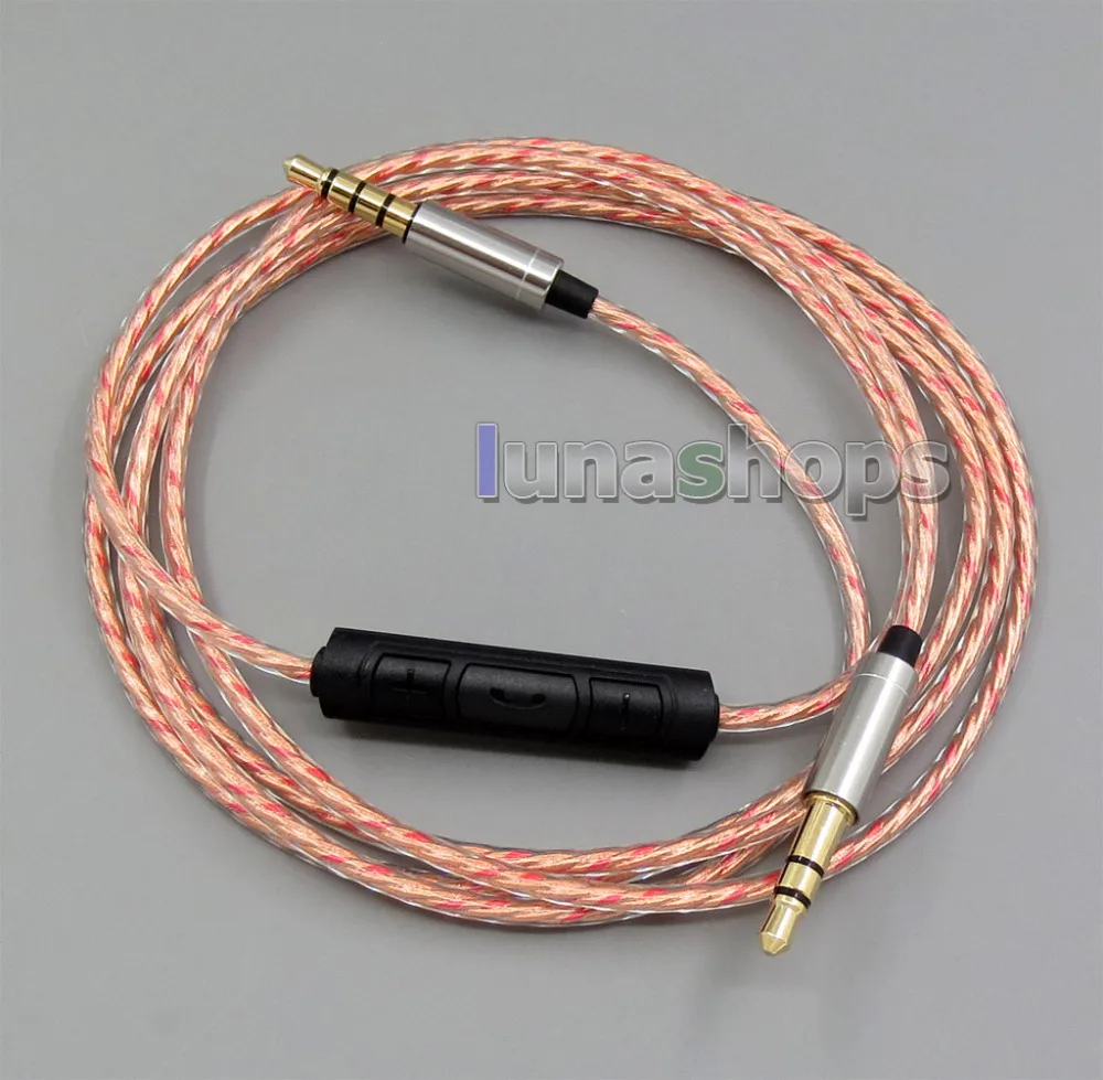 

Headphone Cable For Sony Mdr-X10 X920 Xb900 Headphone With Iphone Android Mic Control Remote LN005396