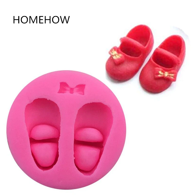 Симпатичная 3D детская силиконовая форма Homehow 1 шт./лот с бантиком диаметр 5 8*1 3 см