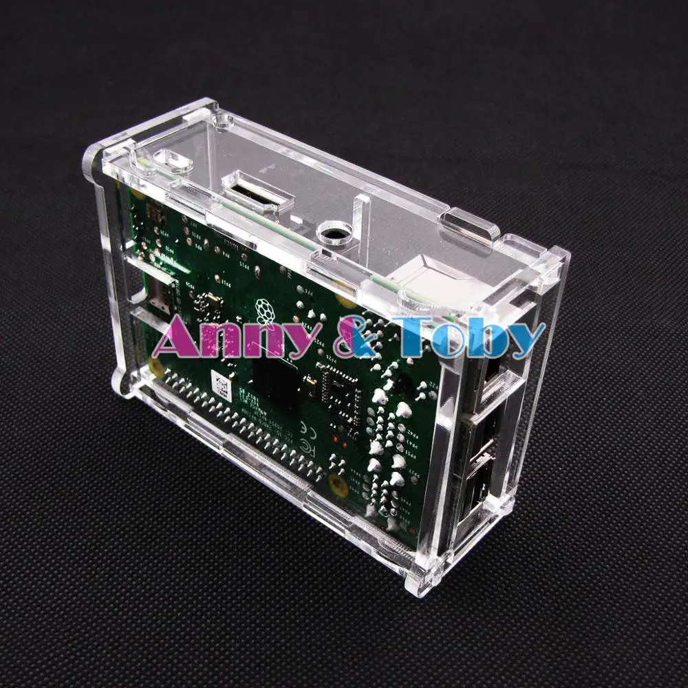 Модель B21 :Raspberry PI 3B + plus прозрачный акриловый чехол корпус из АБС-пластика для Ras pi 2