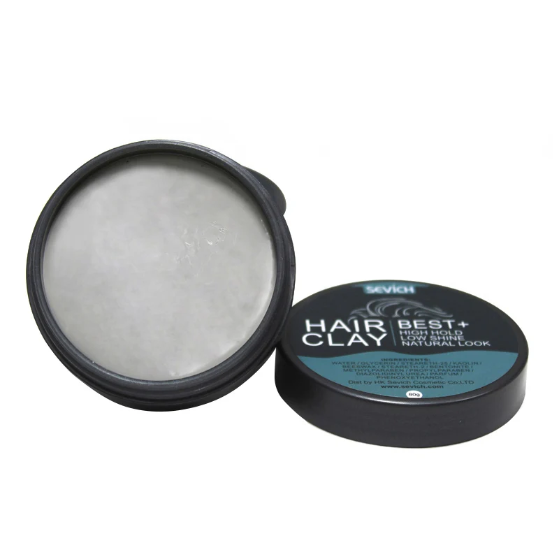 80 г глиняный гель для укладки волос мужчин крепкие прически матовое покрытие