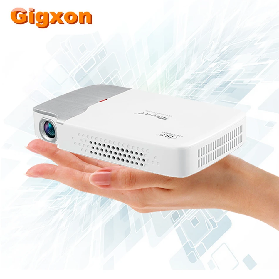 Gigxon DLP 2D/3D Android 150 Ansi люмен DLP портативный проектор Беспроводная Система домашнего кинотеатра 8 Гб Airplay wifi Bluetooth 4000 мАч