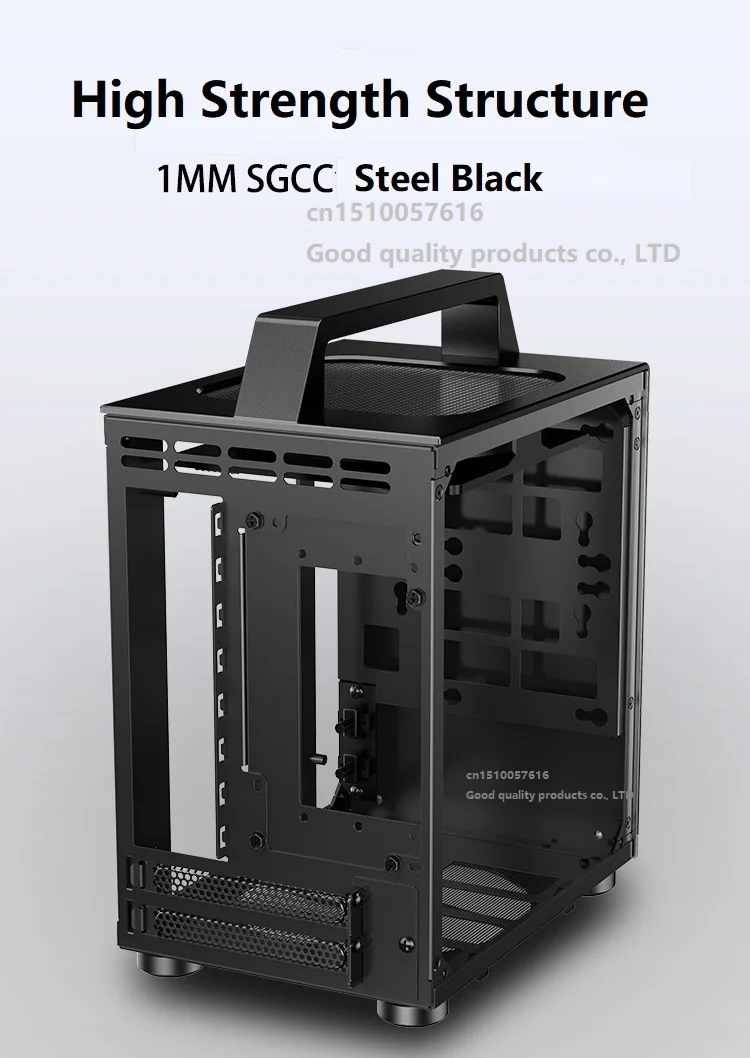 Jonsbo T8 алюминиевый корпус ITX портативный мини маленький чехол для компьютера