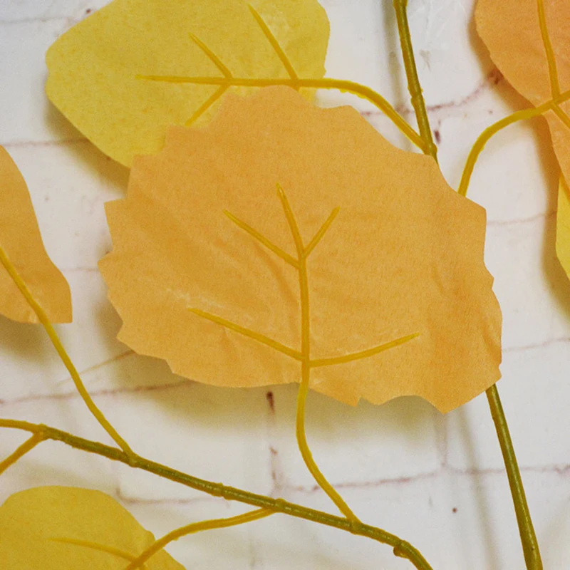 Искусственное дерево ветка с листьями моделирование gingko maple populus листья домашний