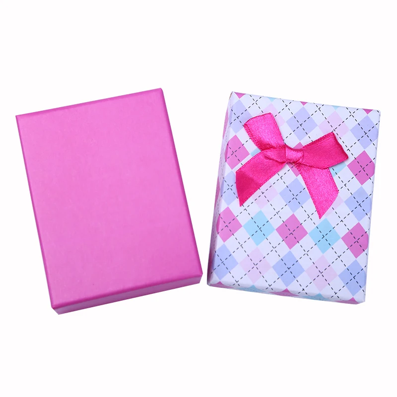 12 шт. Подарочная коробка для ювелирных изделий разных цветов A Bijoux Cajas Para Joyas