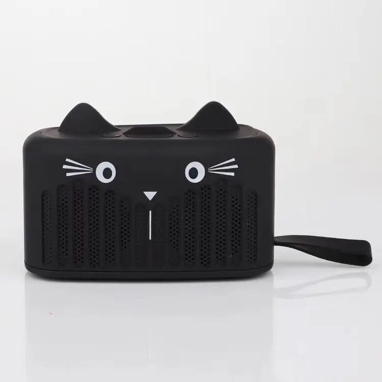 Мини кошка Bluetooth динамик Портативный мультфильм открытый музыкальный плеер Stero