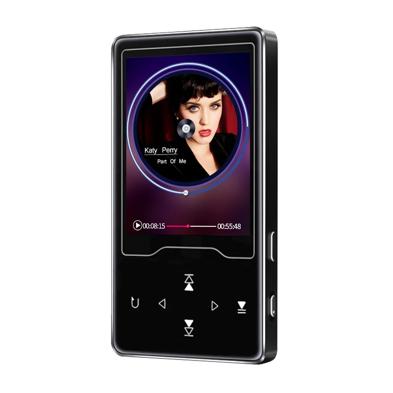 Обновленная версия сенсорной кнопки D08 MP4 плеер с Bluetooth 2,4 дюймов HD экран без потерь 16 Гб динамик электронная книга FM медиа MP4 плеер