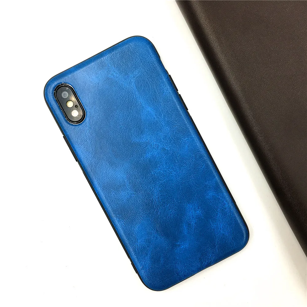 Luxury Case For iPhone XS Max X Cover Business Coque Soft TPU Phone Cases 7 6 6s 8 Plus |