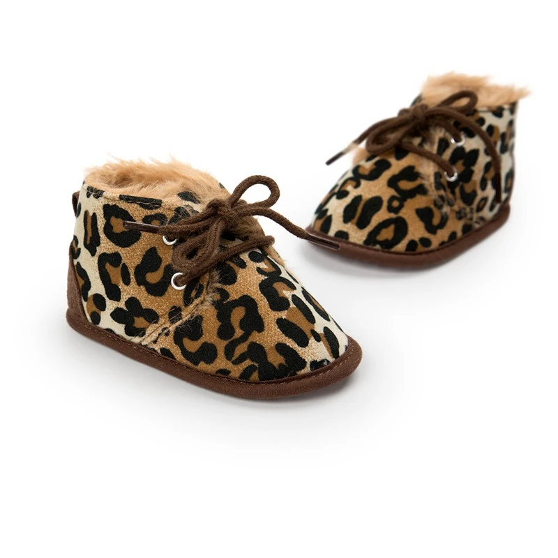 Winter warm baby cotton shoes soft bottom non-slip toddler with anti-fall |