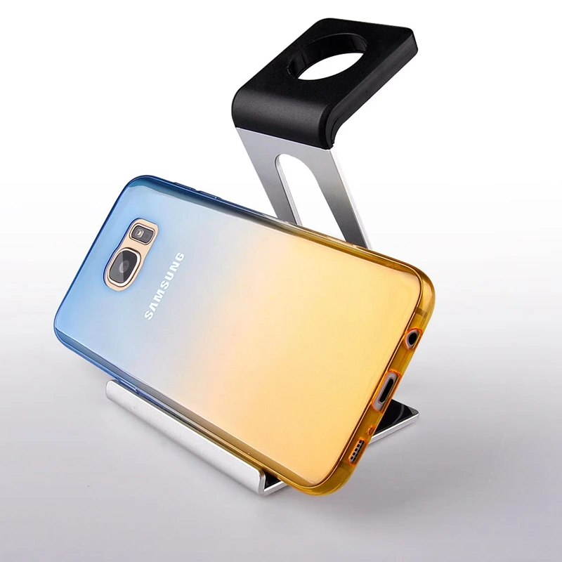 Roybens S6 Edge Case Luxury Gradient Colorful TPU Silicone For Samsung Galaxy Plus S7 S8 Clear Soft Cover Fundas |