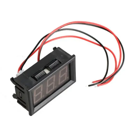 Новый цифровой амперметр постоянного тока 10А синий светодиодный панельный