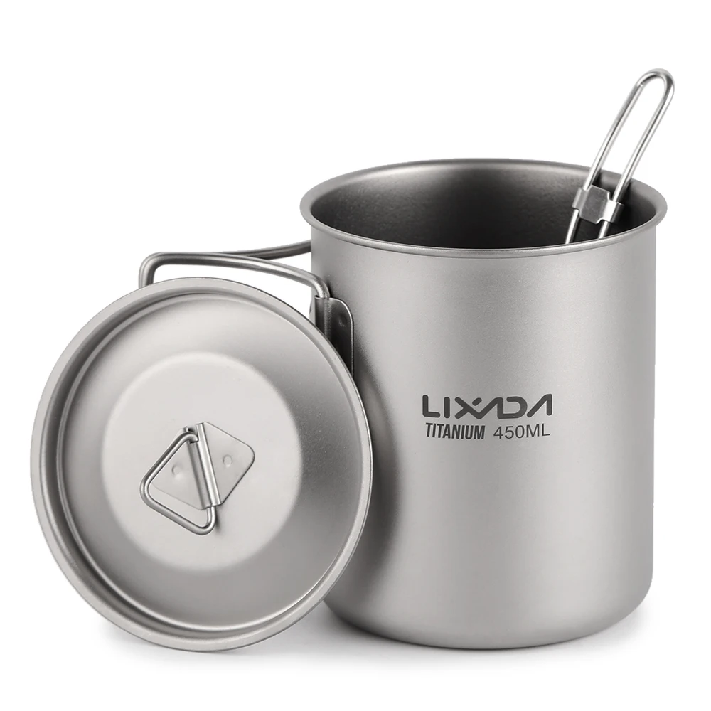 Lixada, 5 шт., набор посуды для пикника, 450 мл/750 мл, горшок, спиртовая плита, крестовая подставка, складная стойка, Спортивная и ветровое стекло