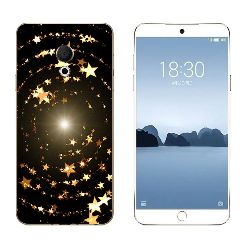 5 46 &quotдля Meizu 15 Lite Мягкий ТПУ силиконовый чехол для M15 задняя крышка Coque Fundas Smiley
