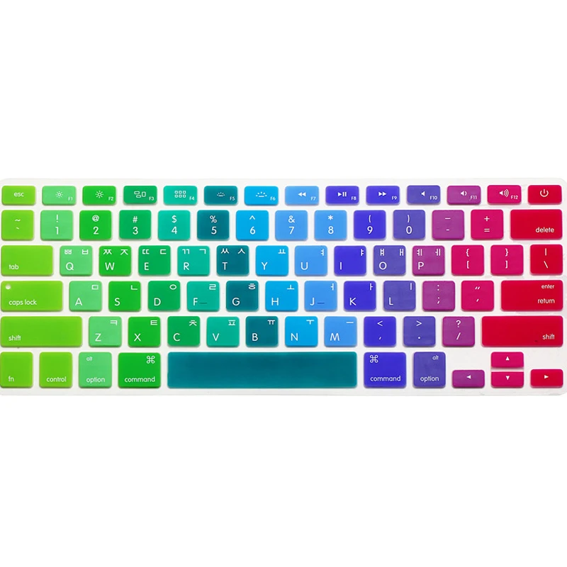 Новая Корейская версия клавиатуры силиконовая защитная пленка для Apple Macbook Air 13 Mac