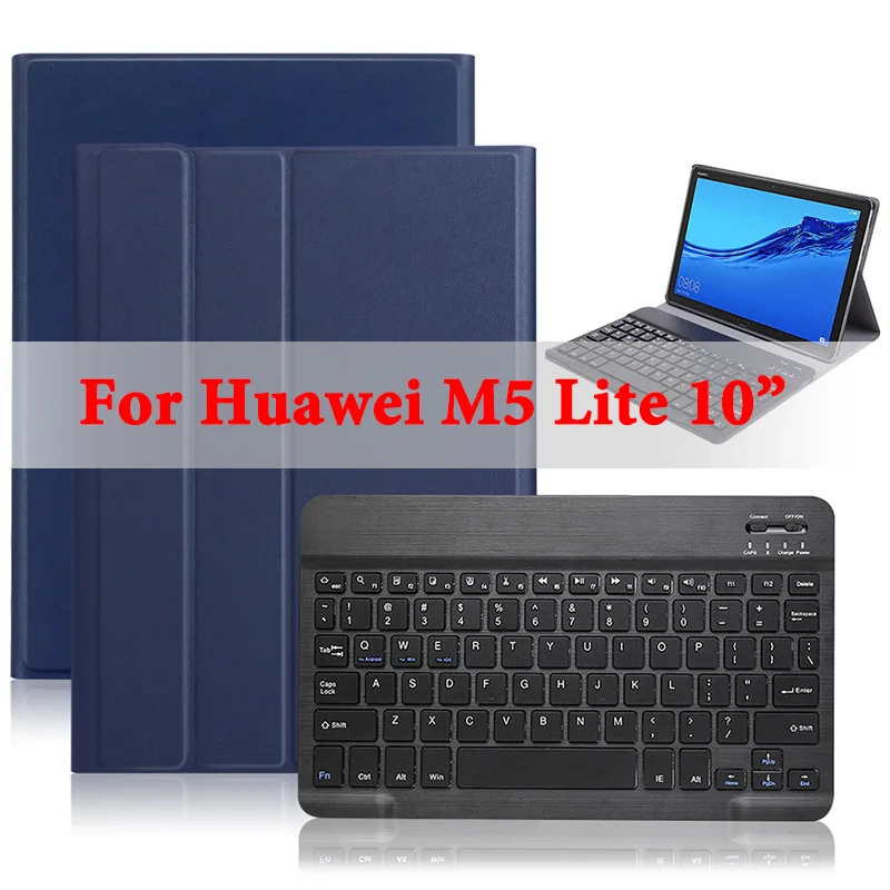 Чехол с клавиатурой Bluetooth для Huawei MediaPad M5 Lite 10 &quotпланшетный ПК съемный
