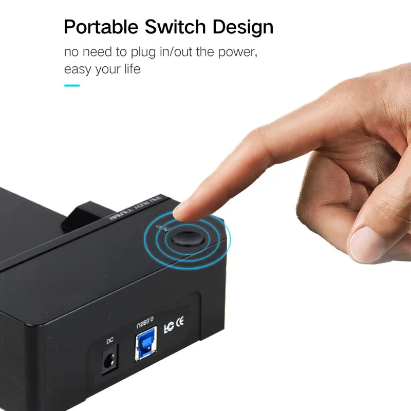 Portable 3.5-inch Sata III to USB3.0 external HDD/SSD hard disk drive enclosure/case 6Gbps UASP for Desktop/Notebook/Macbook | Компьютеры