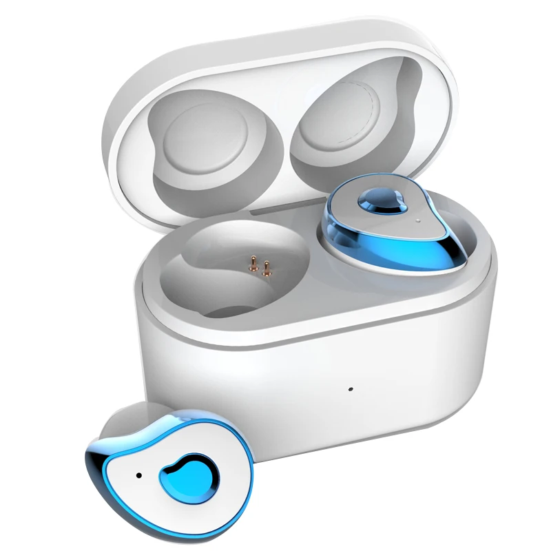 Оригинальные беспроводные наушники Bluetooth 5,0, спортивные наушники, 10 м, стерео наушники, IPX6, водонепроницаемые, синие, черные - Цвет: SE-6D