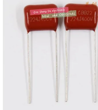 50 шт./лот 400V224J 400V 0 22 uF 220NF 224J 224 CBB шаг 15 мм полипропиленовая пленка конденсатор