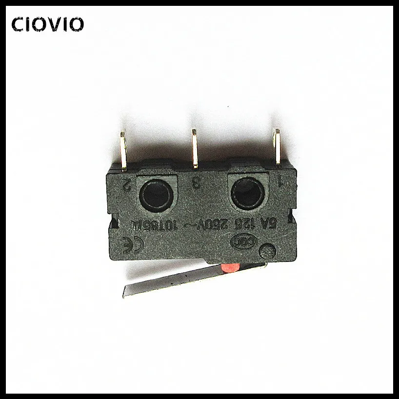 50 шт. KW12 такт переключатель вкл. KW11 3Z 5А 250В микро 3PIN пряжка новый CIOVIO|Выключатели| |