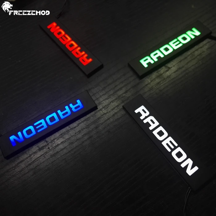 FREEZEMOD специальная видеокарта светодиодный светильник с многоцветным. XYD-RADEON