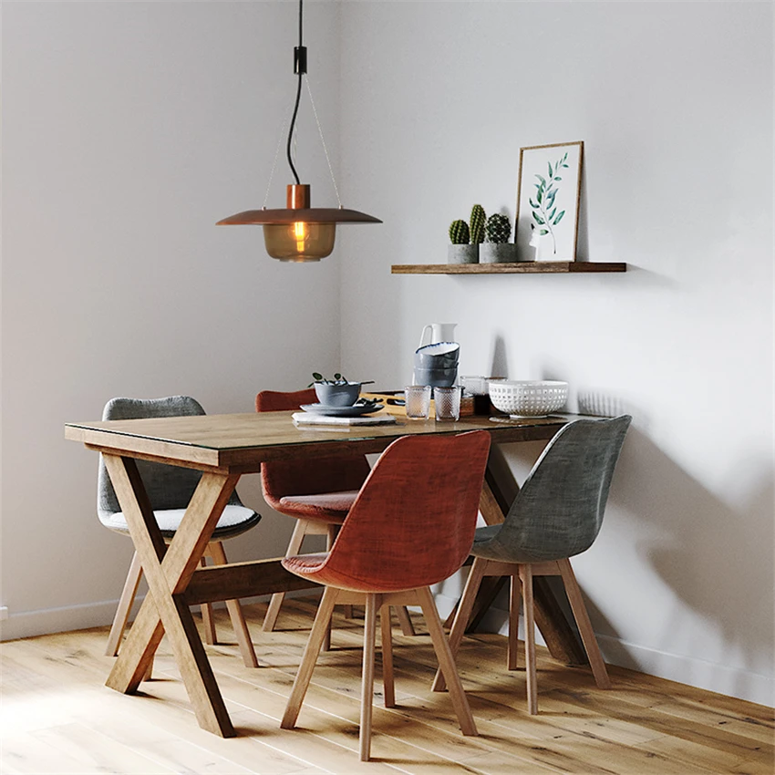 LED твердая деревянная шляпа для стакана подвесные светильники скандинавские