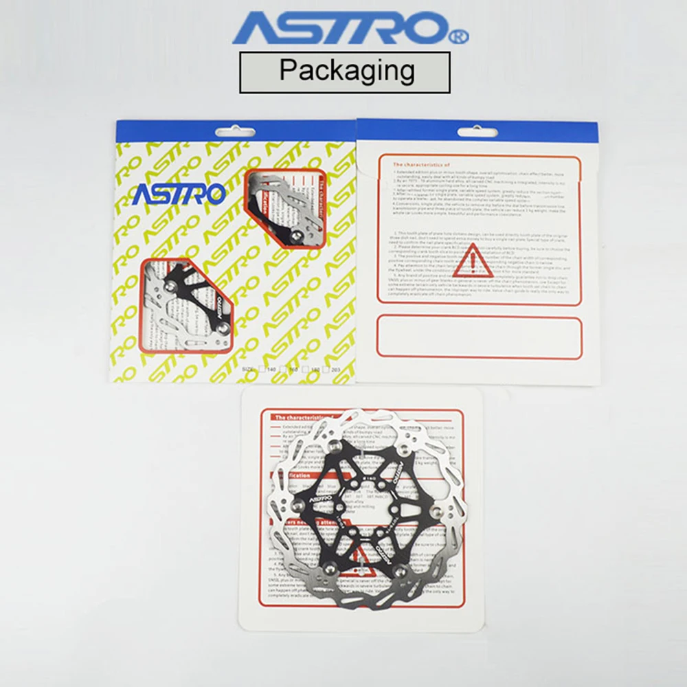 ASTRO MTB велосипед плавающий дисковый тормоз AL7075 CNC горный тормозные роторы 160 мм/180
