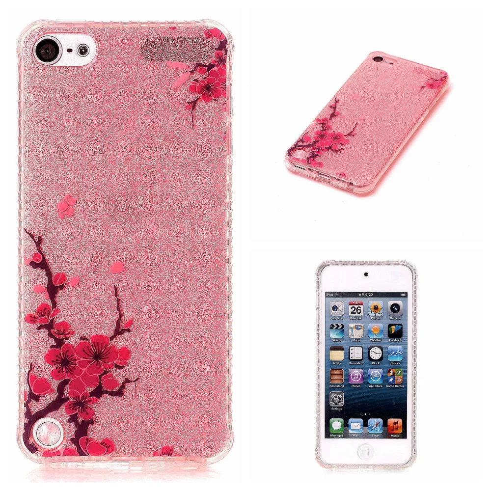 Тонкий мягкий чехол TPU TIPFLY Ultra Silm для iPod touch 5 с прекрасным рисунком собаки в виде мультяшки крышка для задней панели телефона Coque 6 on.