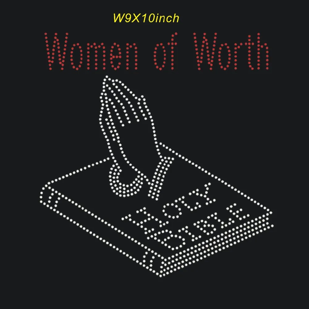 Дизайн из Библии горный хрусталь горячая фиксация мотив железо на страз|Стразы| |