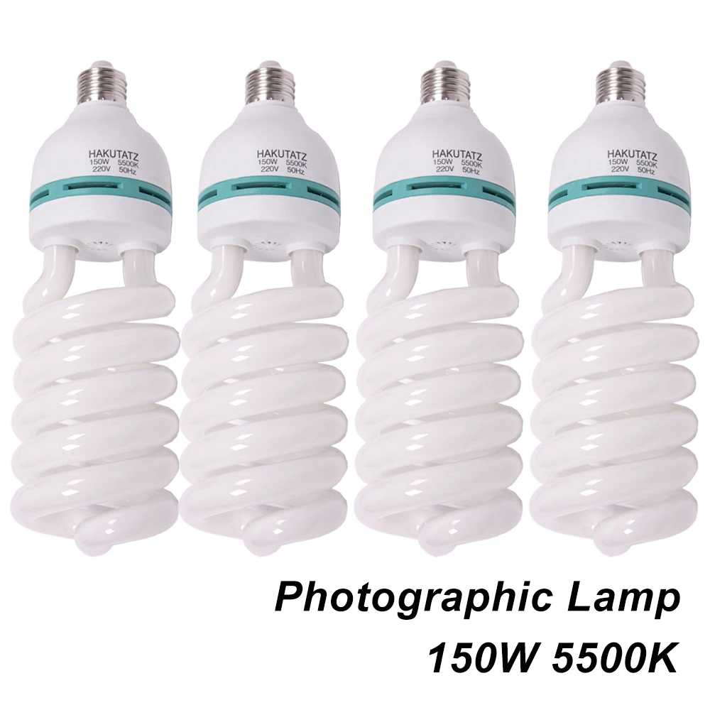Высокое качество 150W E27 5500K CFL освещение, Видео, Фото лампа дневного света сбалансированная энергосберегающая флуоресцентная Лампа Фотостудия