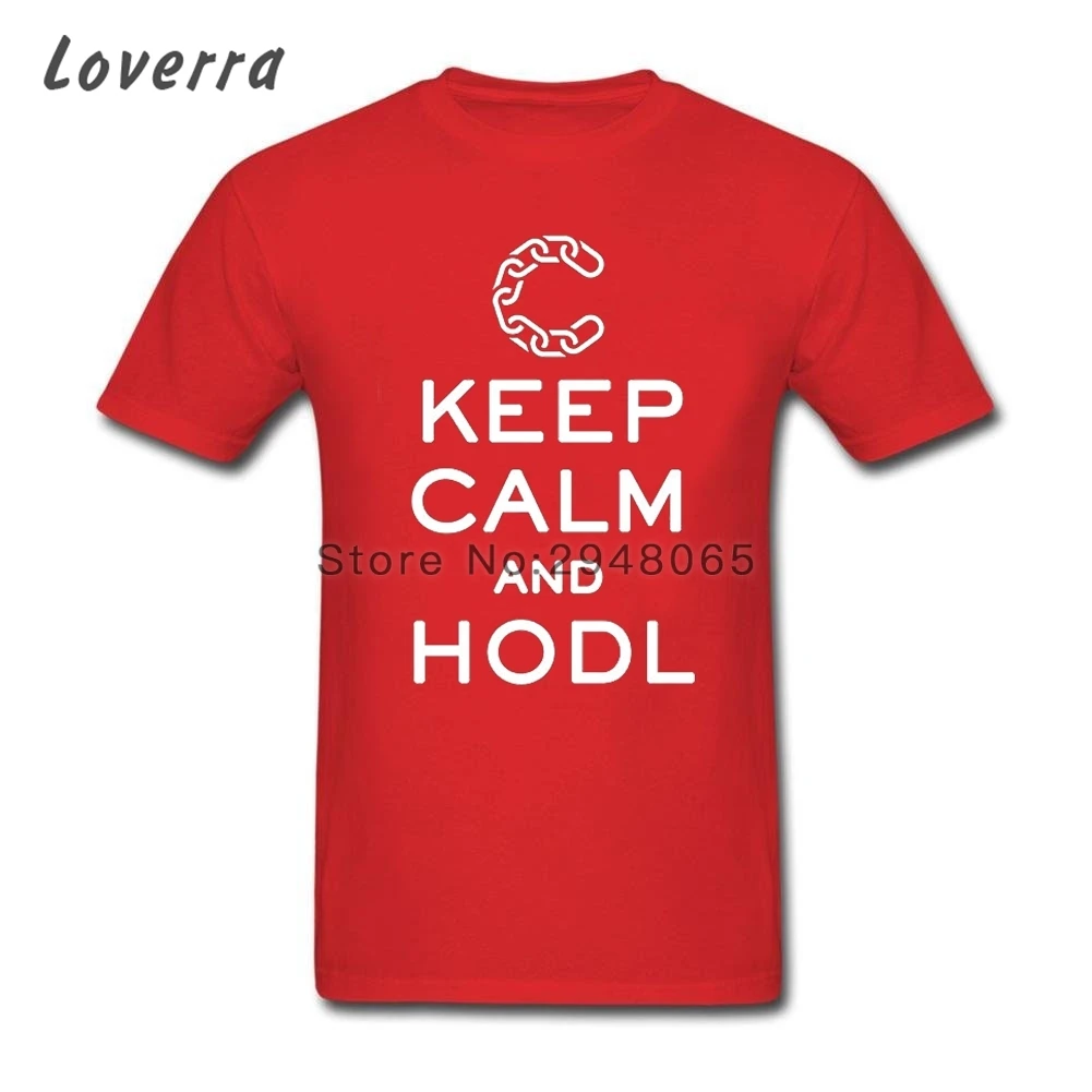 Keep Calm and hodl человек T Рубашки для мальчиков с круглым вырезом oversize короткий рукав